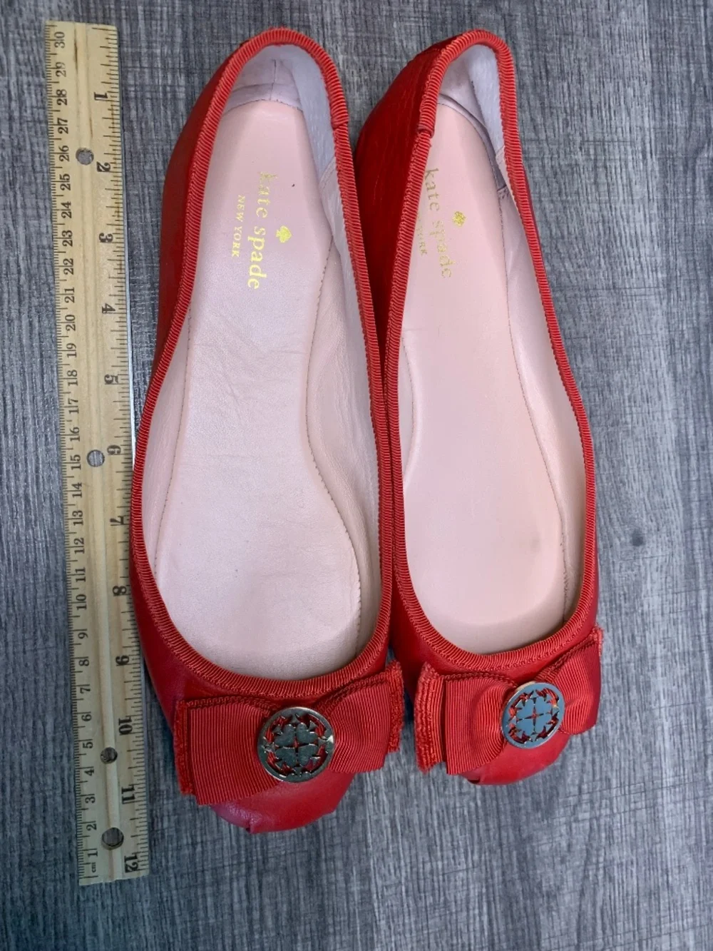 Kate Spade New York ballet flats in red size 9M - Picture 2 of 5